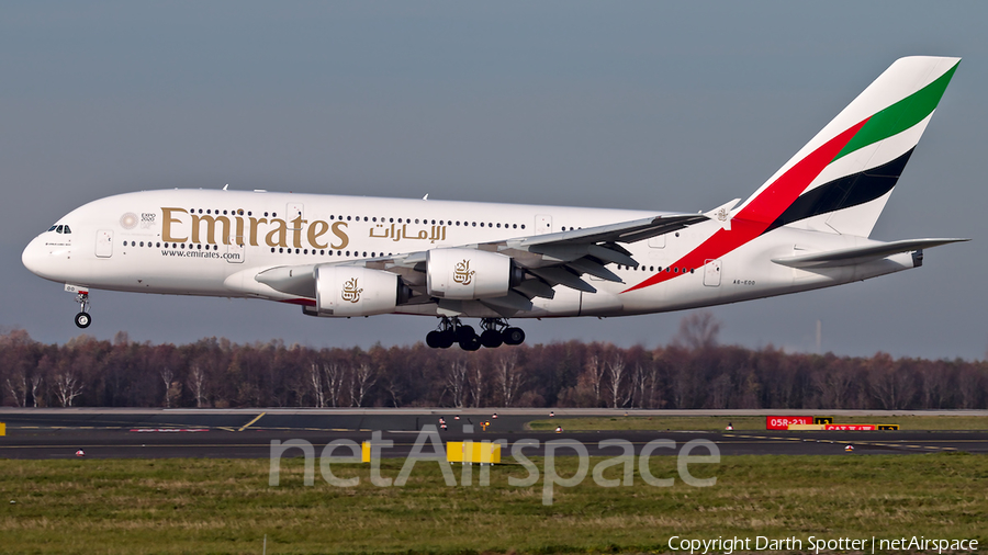 Emirates Airbus A380-861 (A6-EOO) | Photo 355697