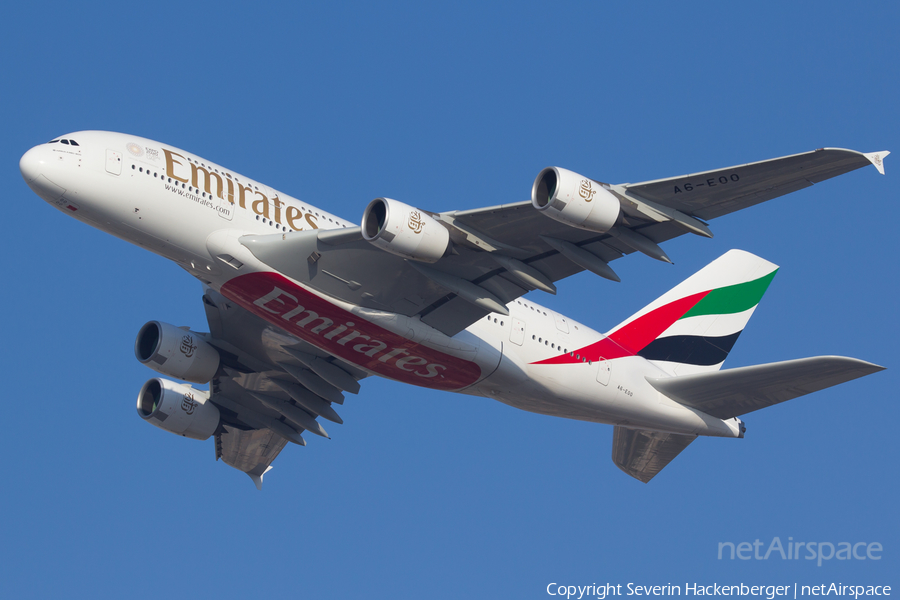 Emirates Airbus A380-861 (A6-EOO) | Photo 198898