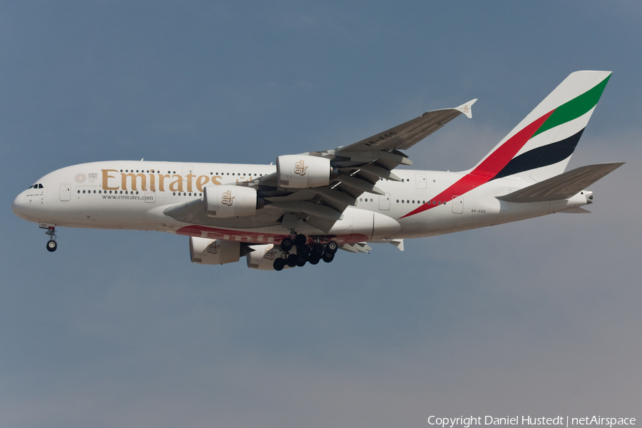 Emirates Airbus A380-861 (A6-EOO) | Photo 416051