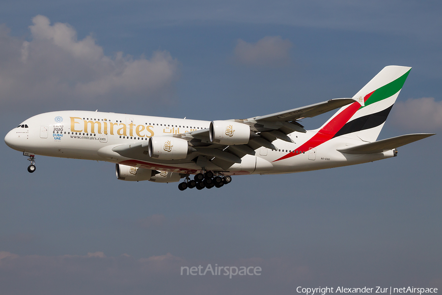 Emirates Airbus A380-861 (A6-EOO) | Photo 125875