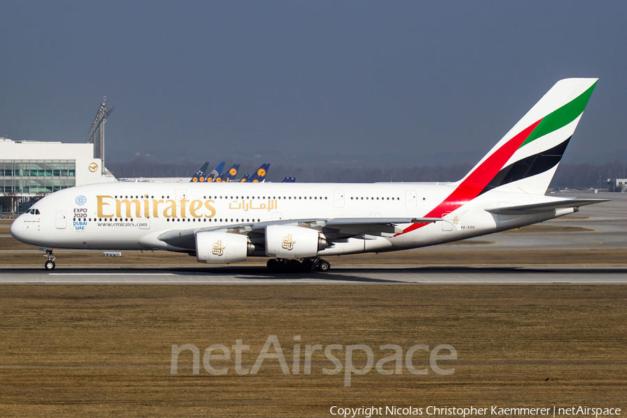 Emirates Airbus A380-861 (A6-EOO) | Photo 161117