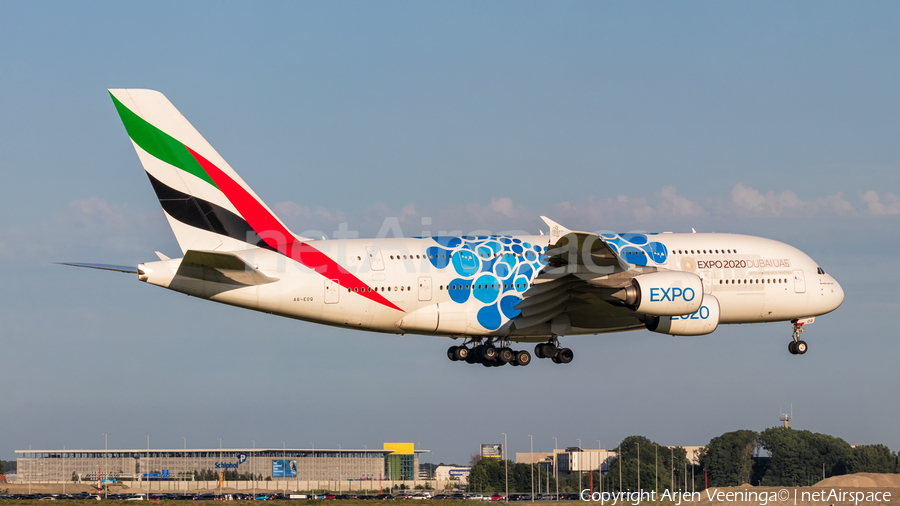 Emirates Airbus A380-861 (A6-EOQ) | Photo 378610