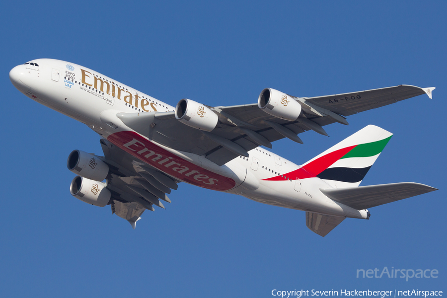 Emirates Airbus A380-861 (A6-EOQ) | Photo 198893