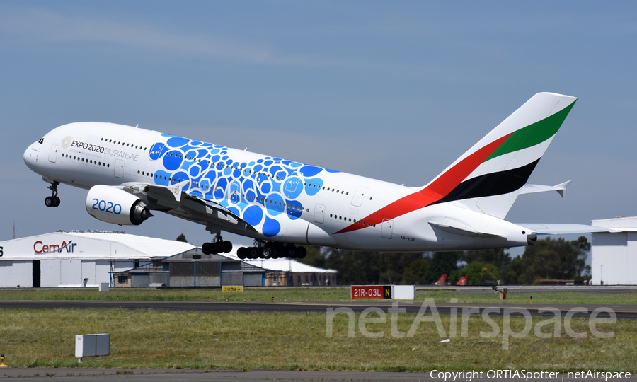 Emirates Airbus A380-861 (A6-EOQ) | Photo 309269