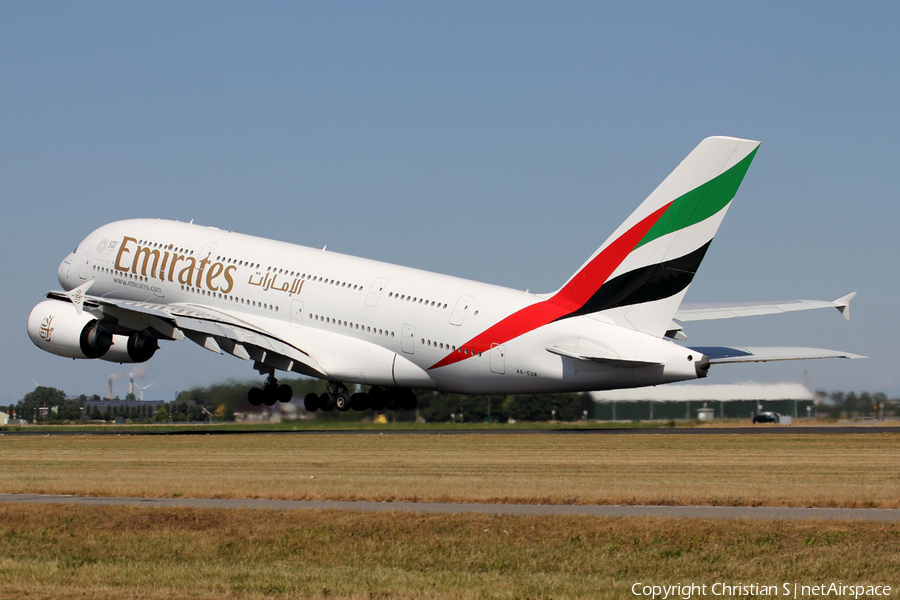 Emirates Airbus A380-861 (A6-EOR) | Photo 253868
