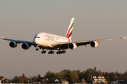 Emirates Airbus A380-861 (A6-EOR) at  Amsterdam - Schiphol, Netherlands