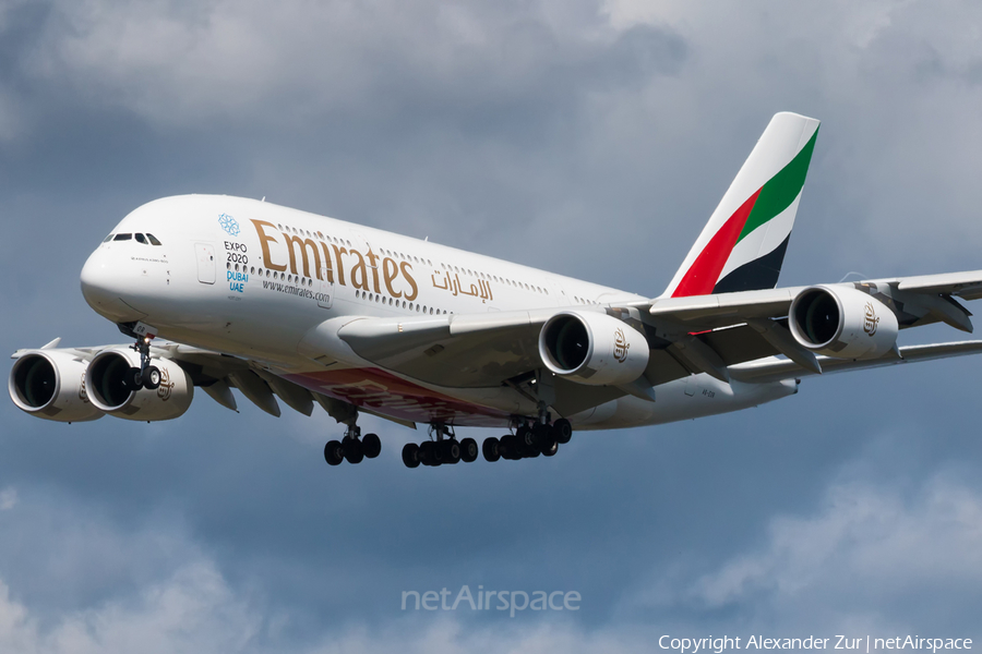 Emirates Airbus A380-861 (A6-EOR) | Photo 169104