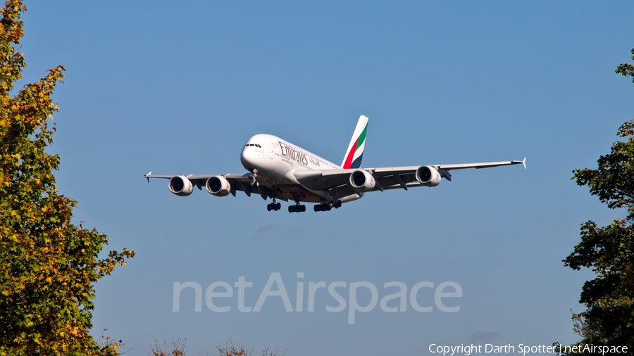 Emirates Airbus A380-861 (A6-EOR) | Photo 200990