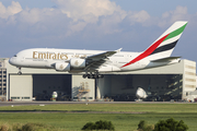 Emirates Airbus A380-861 (A6-EOR) at  Taipei - Taoyuan, Taiwan