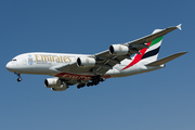 Emirates Airbus A380-861 (A6-EOS) at  Barcelona - El Prat, Spain