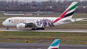 Emirates Airbus A380-861 (A6-EOT) at  Dusseldorf - International, Germany