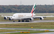 Emirates Airbus A380-861 (A6-EOT) at  Dusseldorf - International, Germany