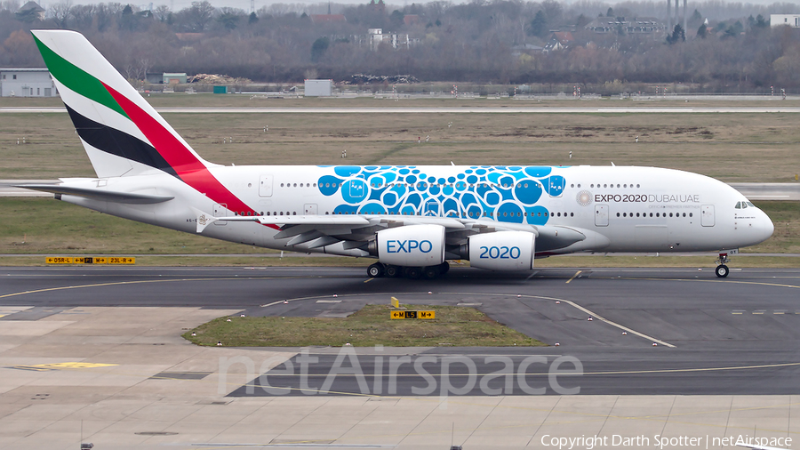 Emirates Airbus A380-861 (A6-EOT) | Photo 357929