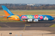 Emirates Airbus A380-861 (A6-EOT) at  Dusseldorf - International, Germany