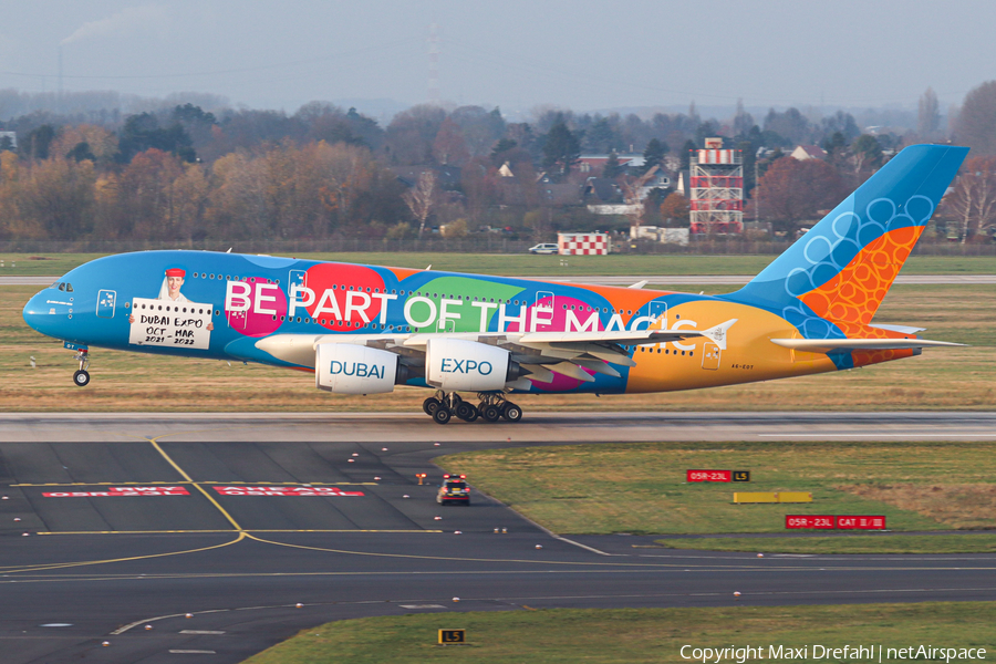 Emirates Airbus A380-861 (A6-EOT) | Photo 488979