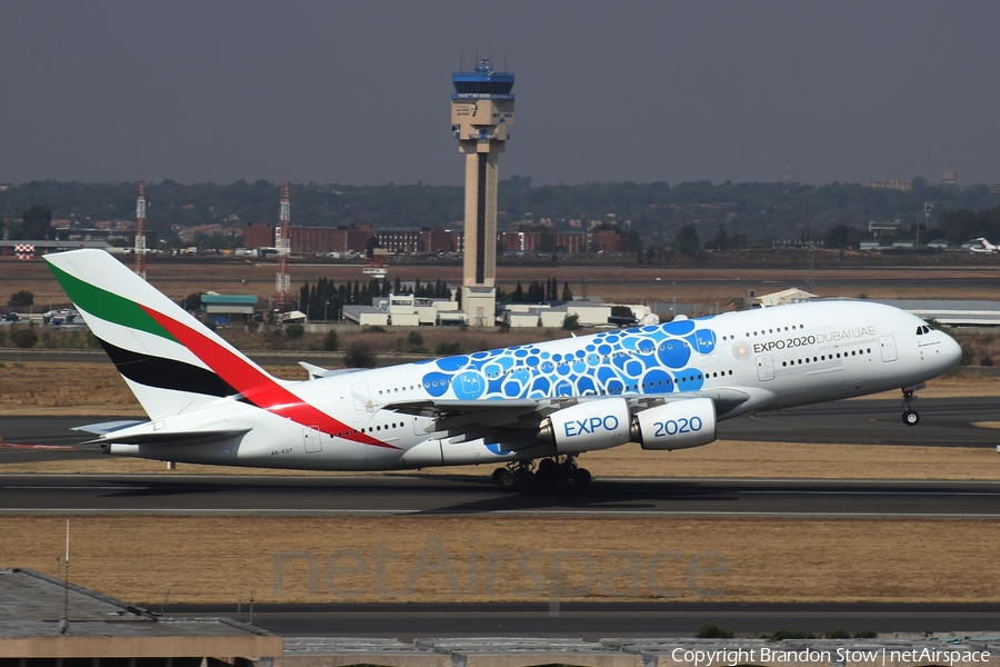 Emirates Airbus A380-861 (A6-EOT) | Photo 348094