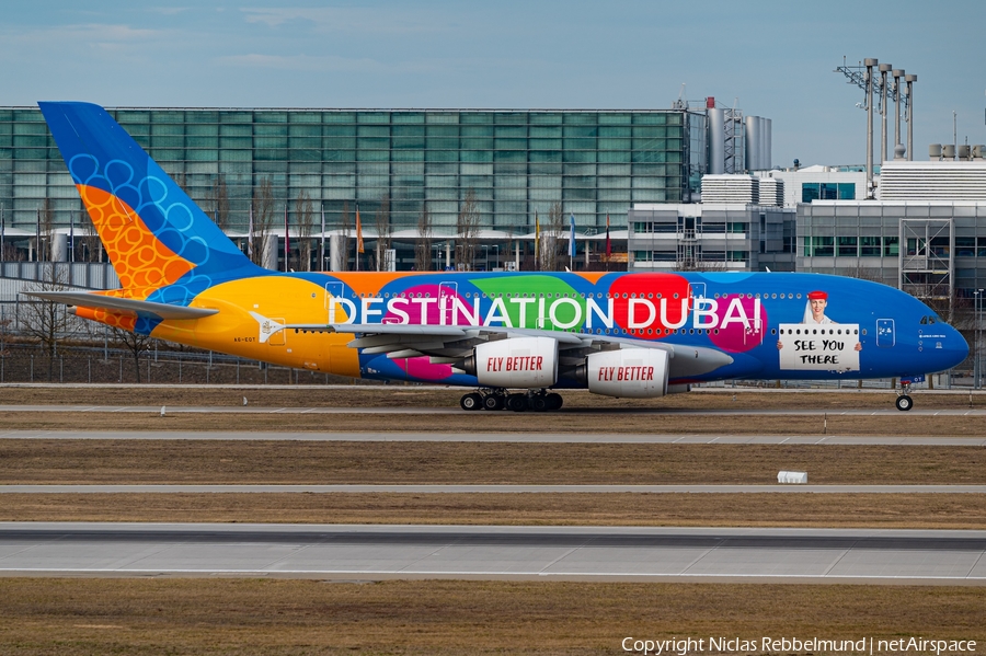 Emirates Airbus A380-861 (A6-EOT) | Photo 611045