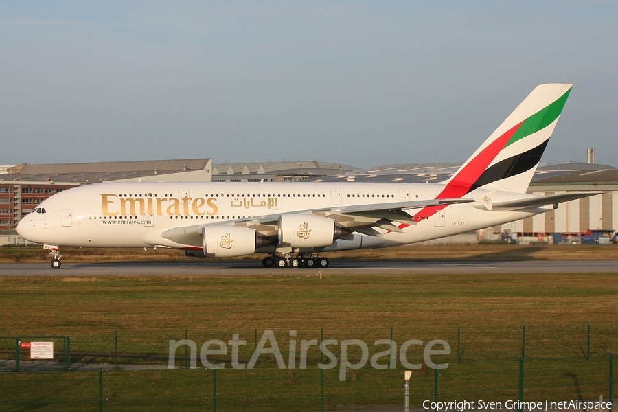 Emirates Airbus A380-861 (A6-EOT) | Photo 93811