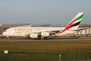 Emirates Airbus A380-861 (A6-EOT) at  Hamburg - Finkenwerder, Germany