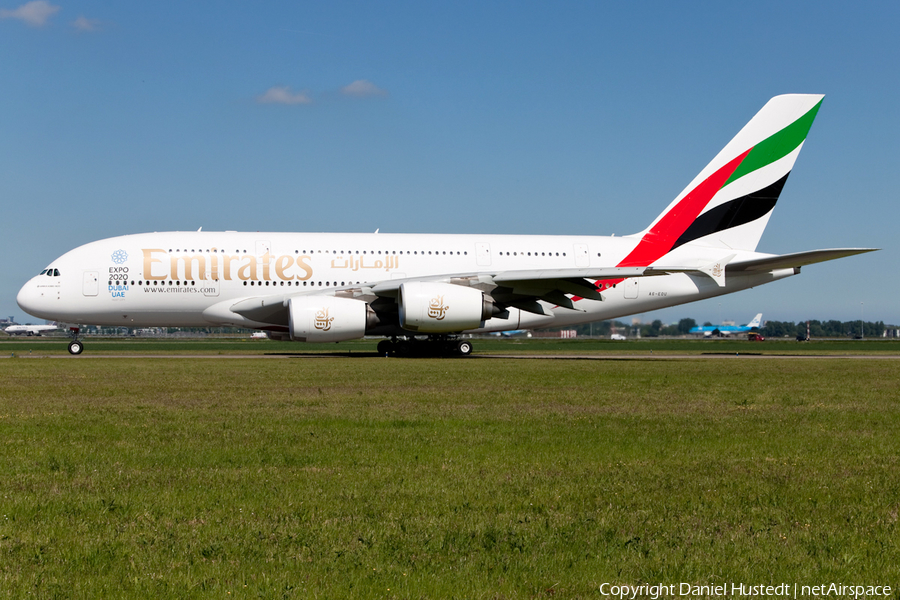 Emirates Airbus A380-861 (A6-EOU) | Photo 478380