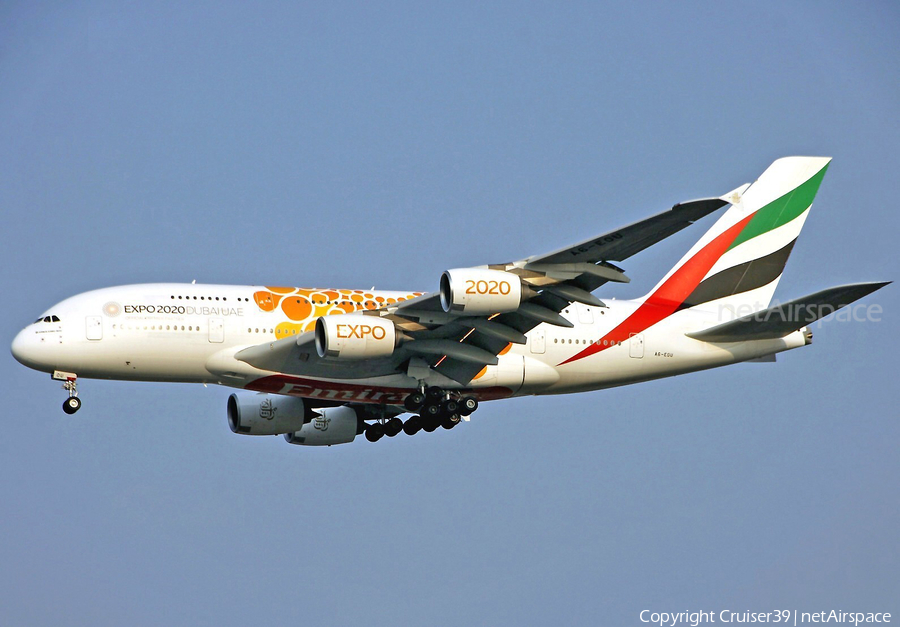 Emirates Airbus A380-861 (A6-EOU) | Photo 347454