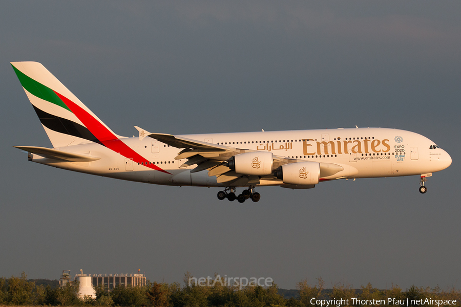Emirates Airbus A380-861 (A6-EOU) | Photo 120728