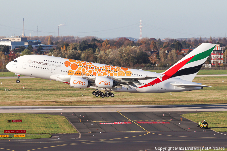 Emirates Airbus A380-861 (A6-EOU) | Photo 489807