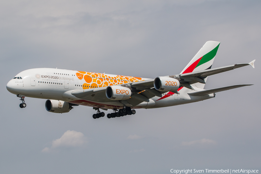 Emirates Airbus A380-861 (A6-EOU) | Photo 326870