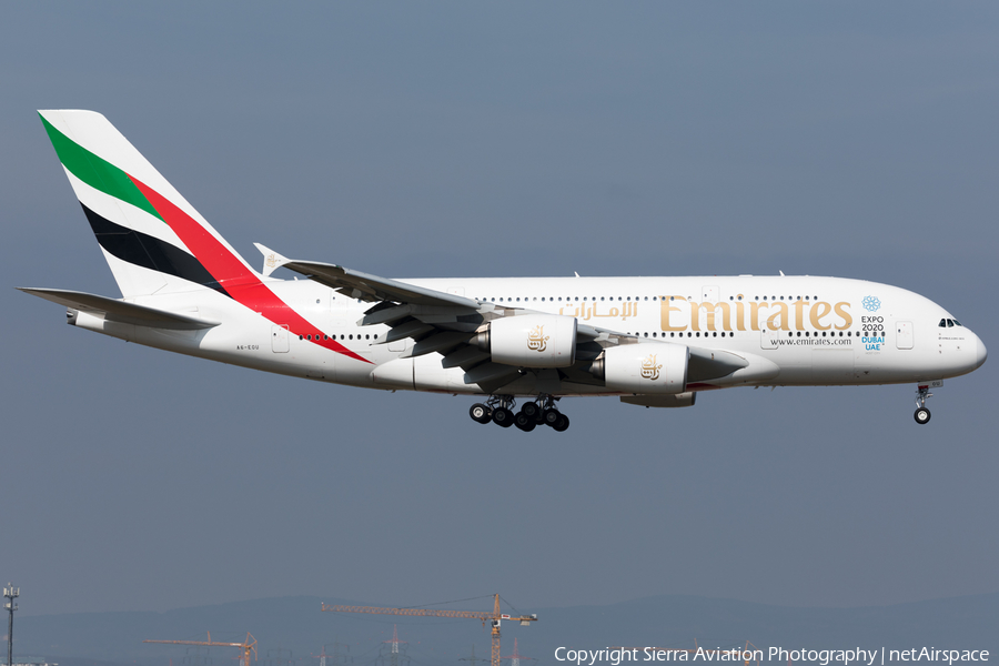 Emirates Airbus A380-861 (A6-EOU) | Photo 327485