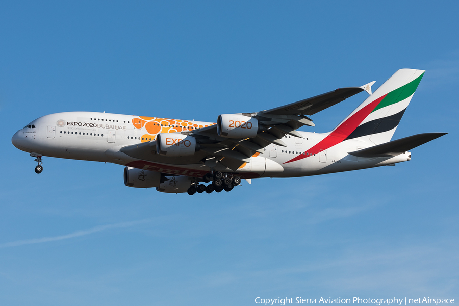 Emirates Airbus A380-861 (A6-EOU) | Photo 349801