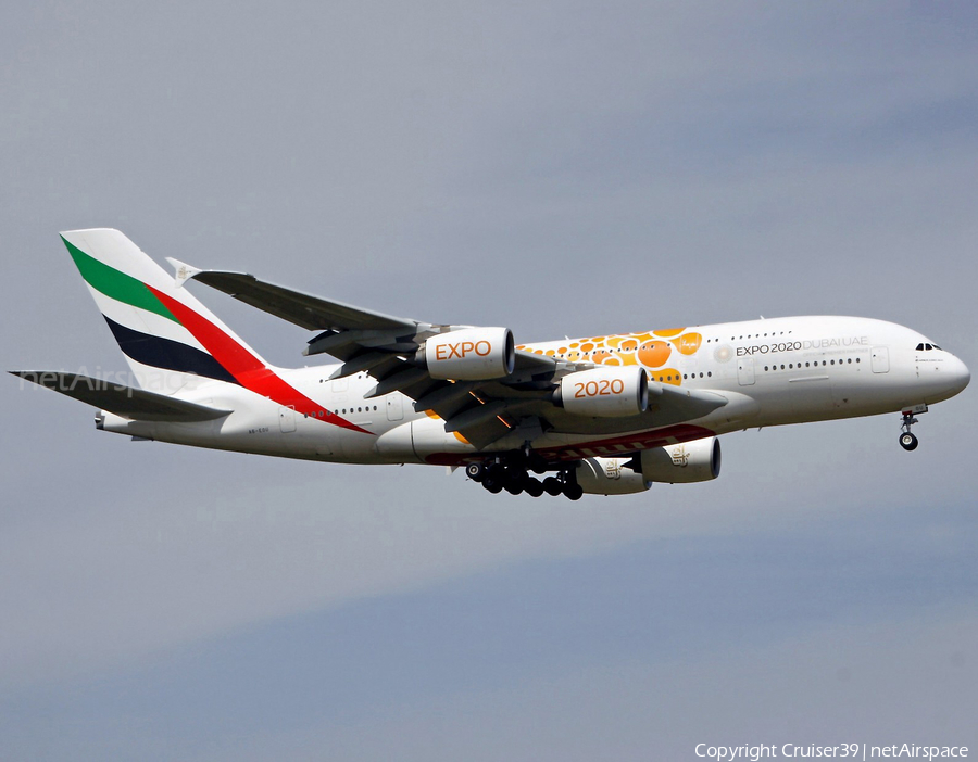 Emirates Airbus A380-861 (A6-EOU) | Photo 363860