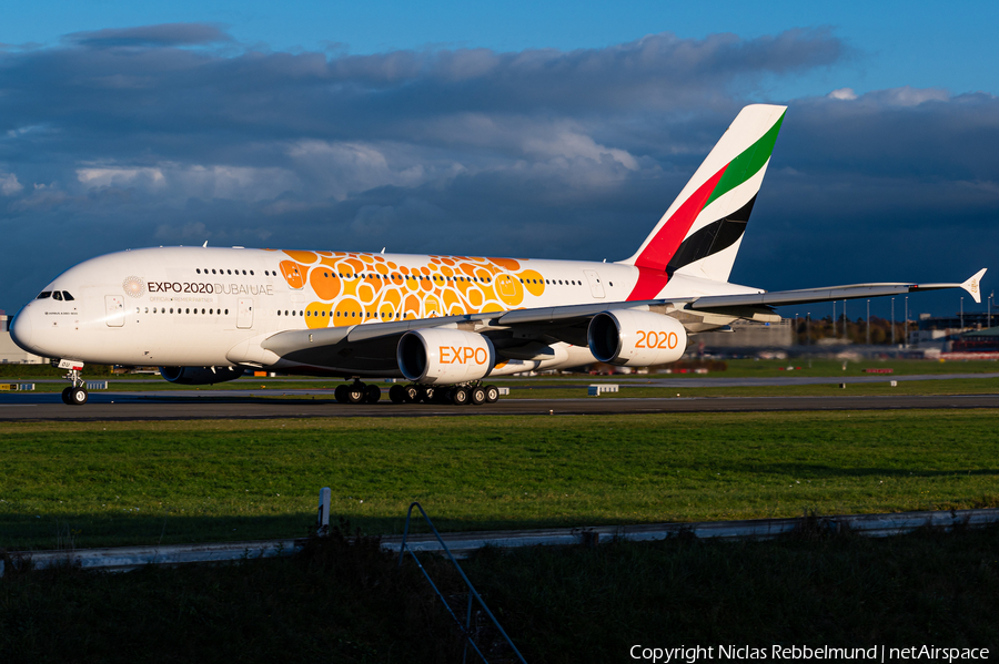Emirates Airbus A380-861 (A6-EOU) | Photo 479069