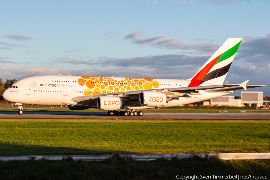 Emirates Airbus A380-861 (A6-EOU) | Photo 479074