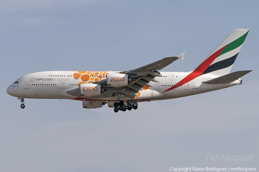 Emirates Airbus A380-861 (A6-EOU) | Photo 659796