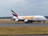 Emirates Airbus A380-861 (A6-EOV) at  Dusseldorf - International, Germany