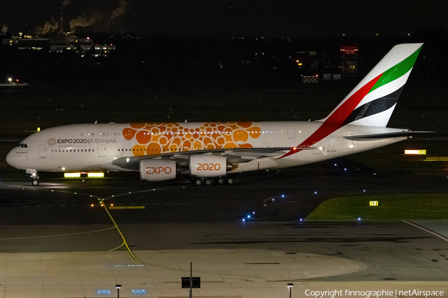 Emirates Airbus A380-861 (A6-EOV) | Photo 483688