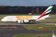 Emirates Airbus A380-861 (A6-EOV) at  Dusseldorf - International, Germany