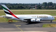 Emirates Airbus A380-861 (A6-EOV) at  Dusseldorf - International, Germany