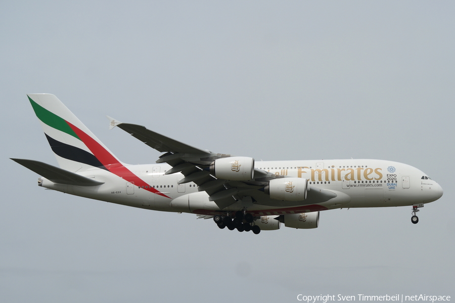 Emirates Airbus A380-861 (A6-EOV) | Photo 106263