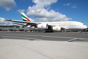 Emirates Airbus A380-861 (A6-EOV) at  Hamburg - Fuhlsbuettel (Helmut Schmidt), Germany