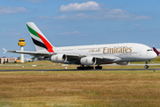 Emirates Airbus A380-861 (A6-EOV) at  Hamburg - Fuhlsbuettel (Helmut Schmidt), Germany