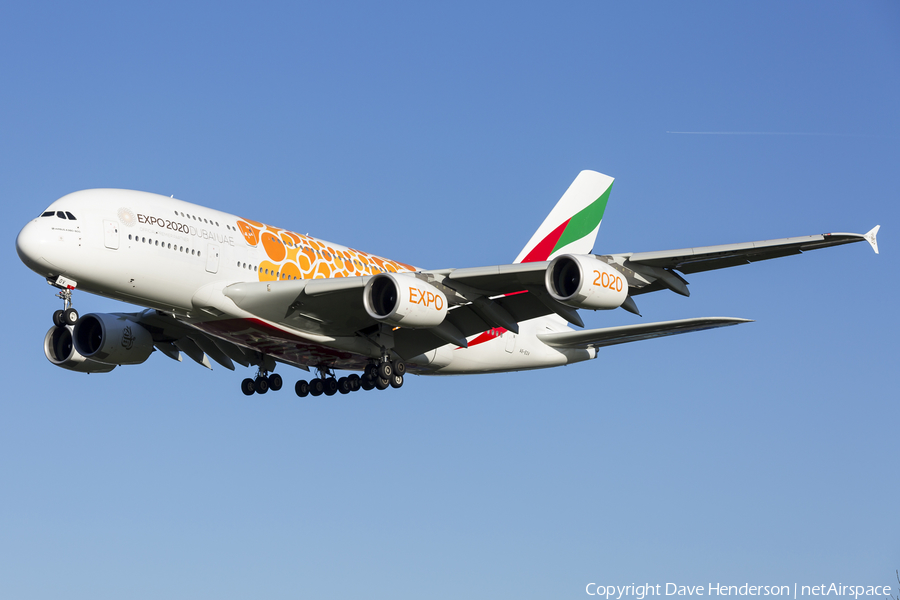 Emirates Airbus A380-861 (A6-EOV) | Photo 369210