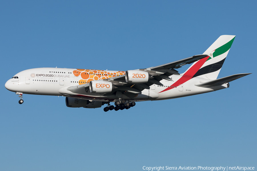 Emirates Airbus A380-861 (A6-EOV) | Photo 373955