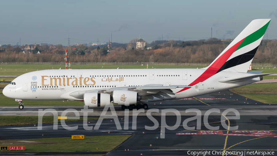 Emirates Airbus A380-861 (A6-EOW) | Photo 203949