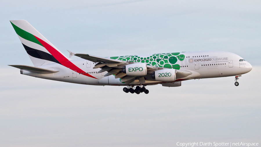 Emirates Airbus A380-861 (A6-EOW) | Photo 337850