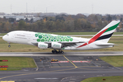 Emirates Airbus A380-861 (A6-EOW) at  Dusseldorf - International, Germany