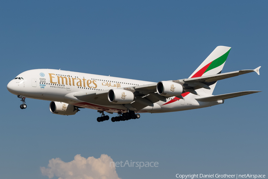 Emirates Airbus A380-861 (A6-EOW) | Photo 124979