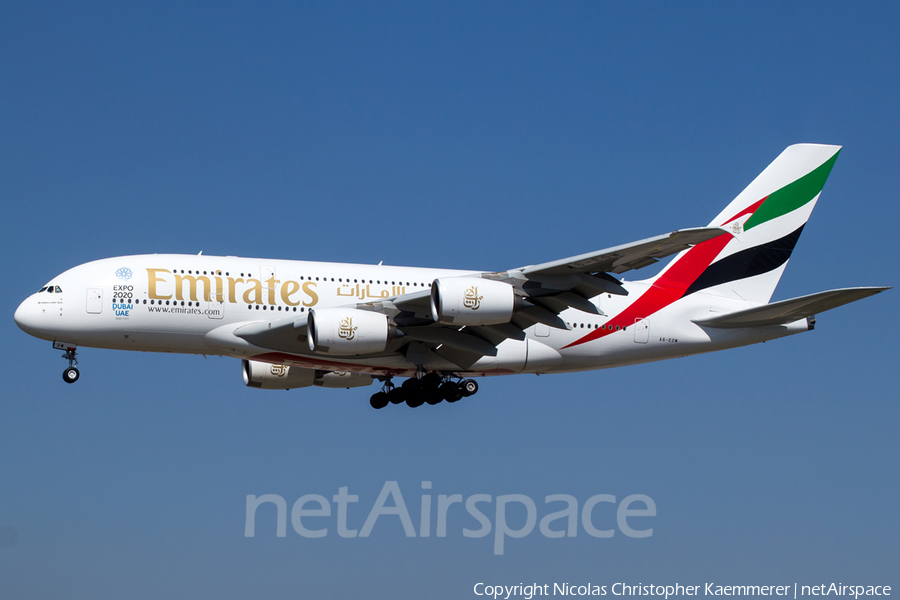 Emirates Airbus A380-861 (A6-EOW) | Photo 161116