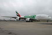 Emirates Airbus A380-861 (A6-EOW) at  Hamburg - Fuhlsbuettel (Helmut Schmidt), Germany