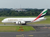 Emirates Airbus A380-861 (A6-EOX) at  Dusseldorf - International, Germany